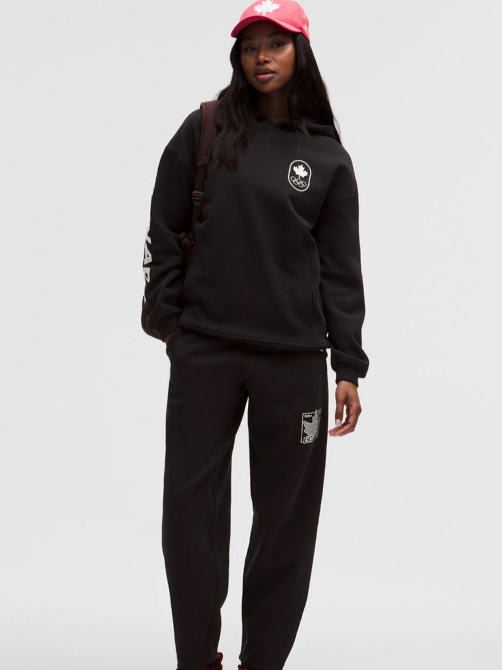 Lululemon x Team Canada Womens Big Cozy Oversized Hoodie - Picture 3 of 4
